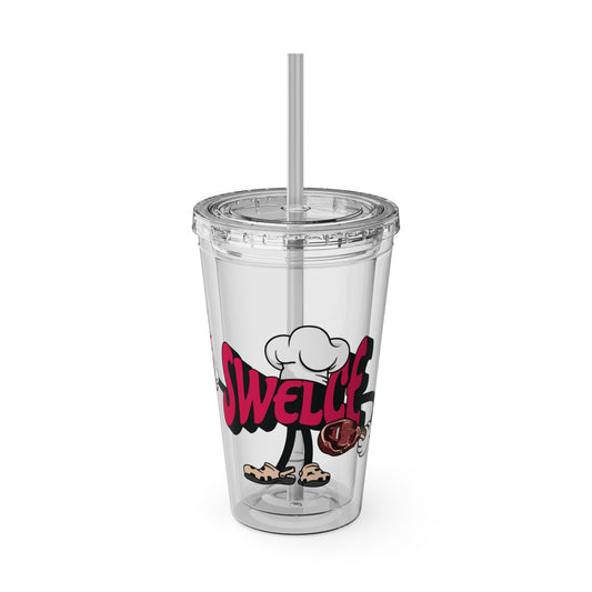 Swelce --- Chef Swelce Acrylic Tumbler with Straw